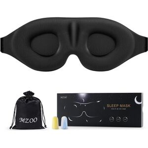 New Sleep Eye Mask for Men Women, Zero Eye Pressure 3D Sleeping Mask, 100% Light